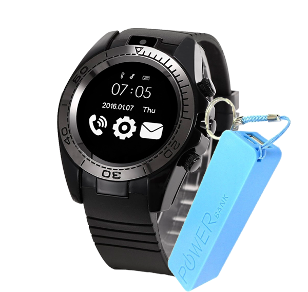 Smartwatch sw007+powerbank 2600mah