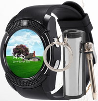 Часы smartwatch v8 + Вечная спичка в подарок